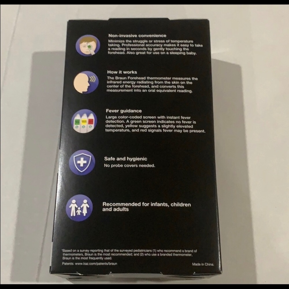 Braun Forehead Thermometer plus FREE Gift - Picture 3 of 4